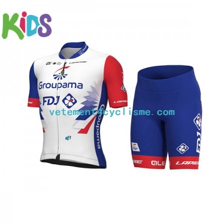 Enfant Tenue Cycliste et Cuissard 2022 Groupama-FDJ N001